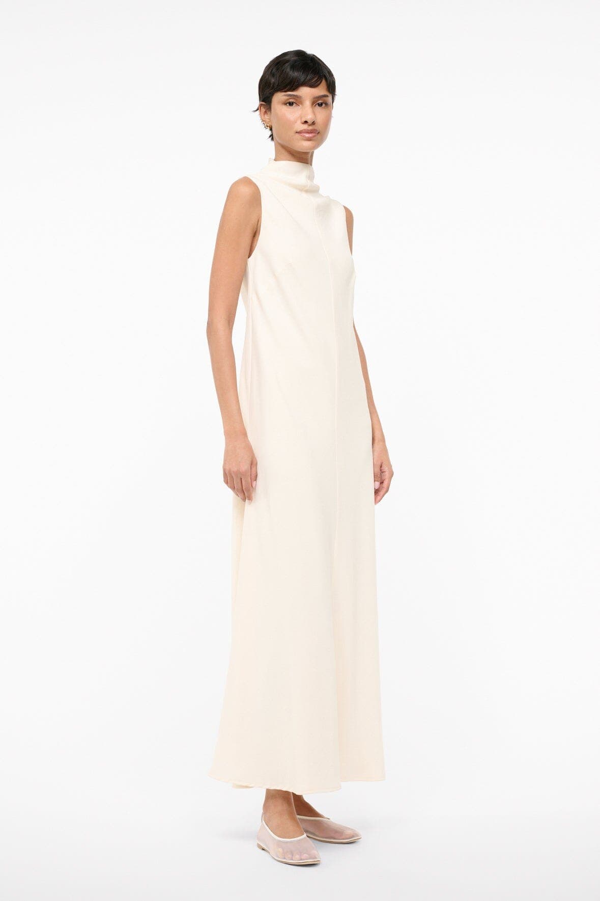 Araya Silk Dress · STAUD