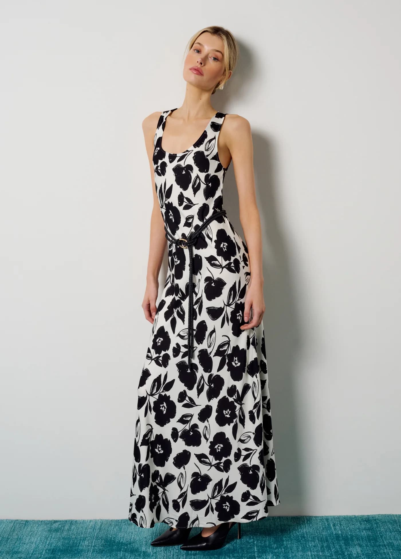 The All Yours Dress Brushed Neutral Floral / S